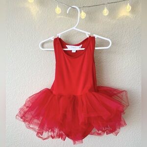 12M Boutique Toddler Red Tutu Dress 💃🏻